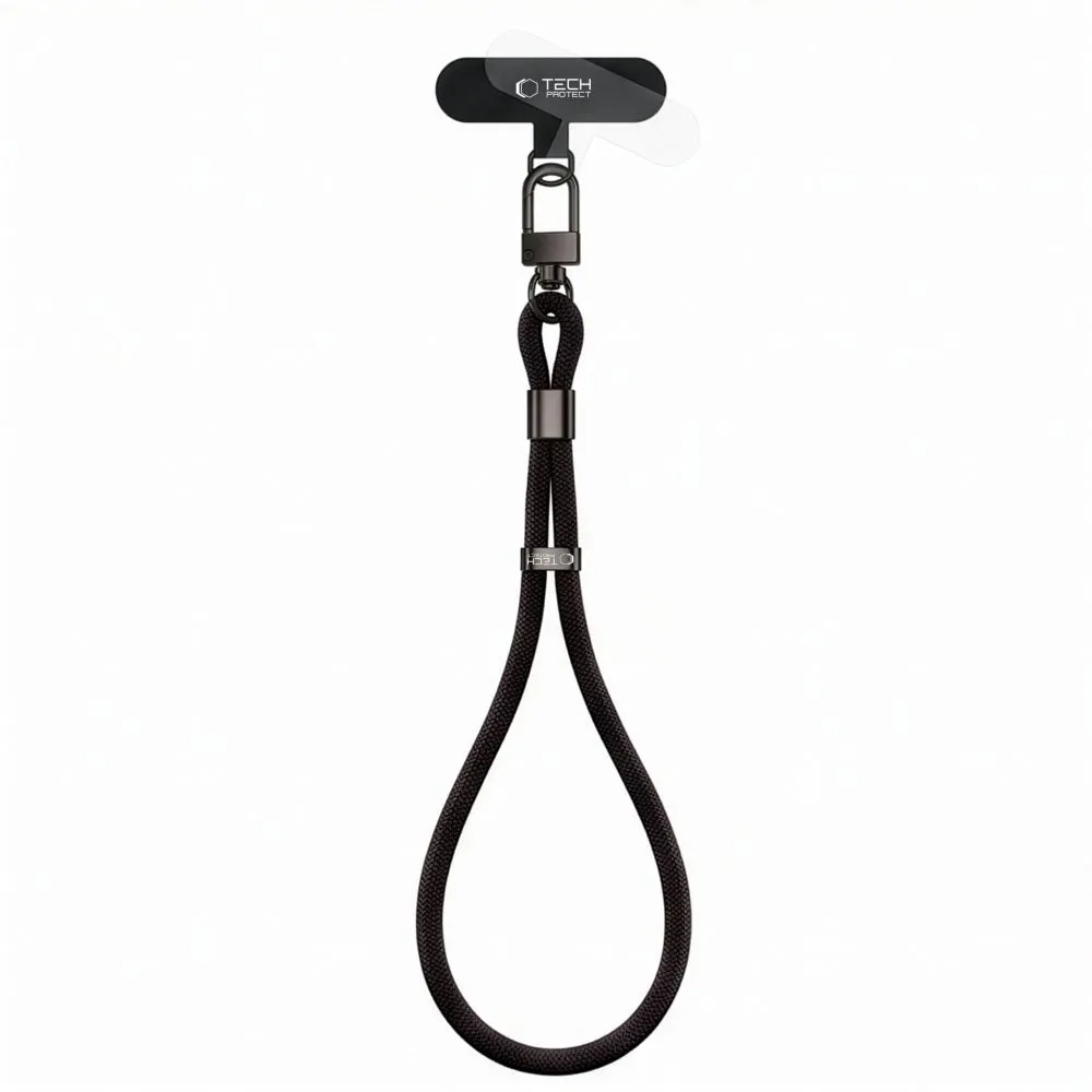  Dažādi TECH-PROTECT C11S ROPE WRIST STRAP Viedierīču melns