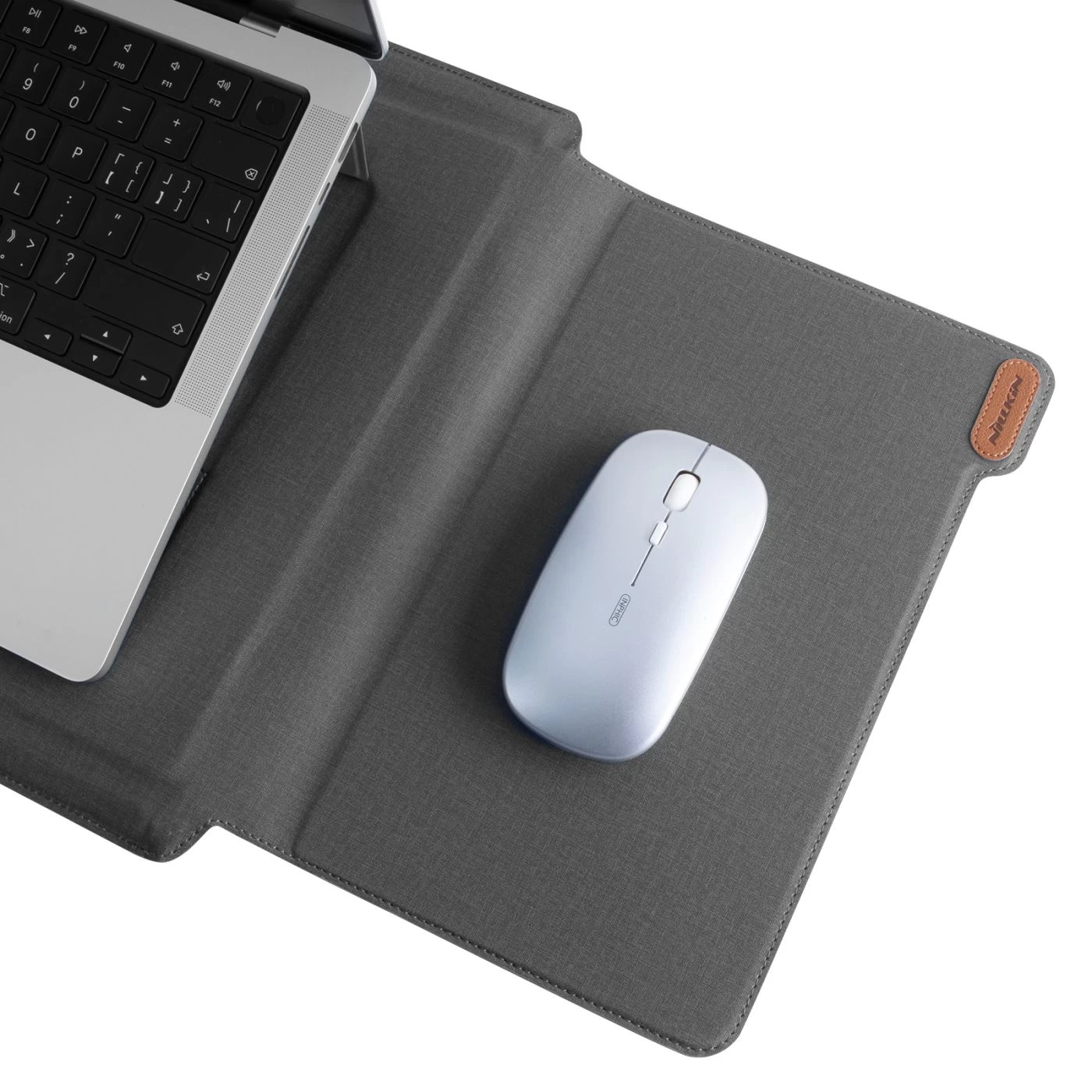 Dažādi Nillkin Versatile Plus Laptop Sleeve Macbook 15.6-16.1 (Vegan Leather) pelēks