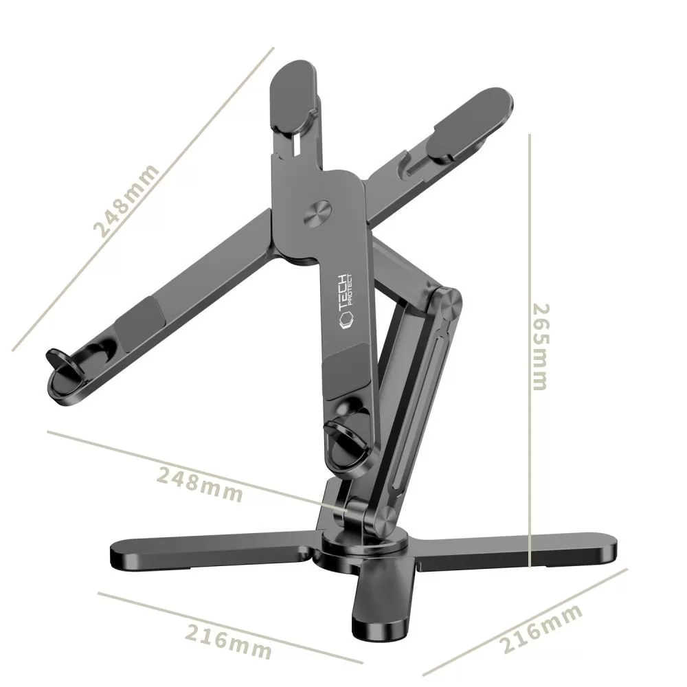 Dažādi TECH-PROTECT ULS200 UNIVERSAL LAPTOP STAND pelēks