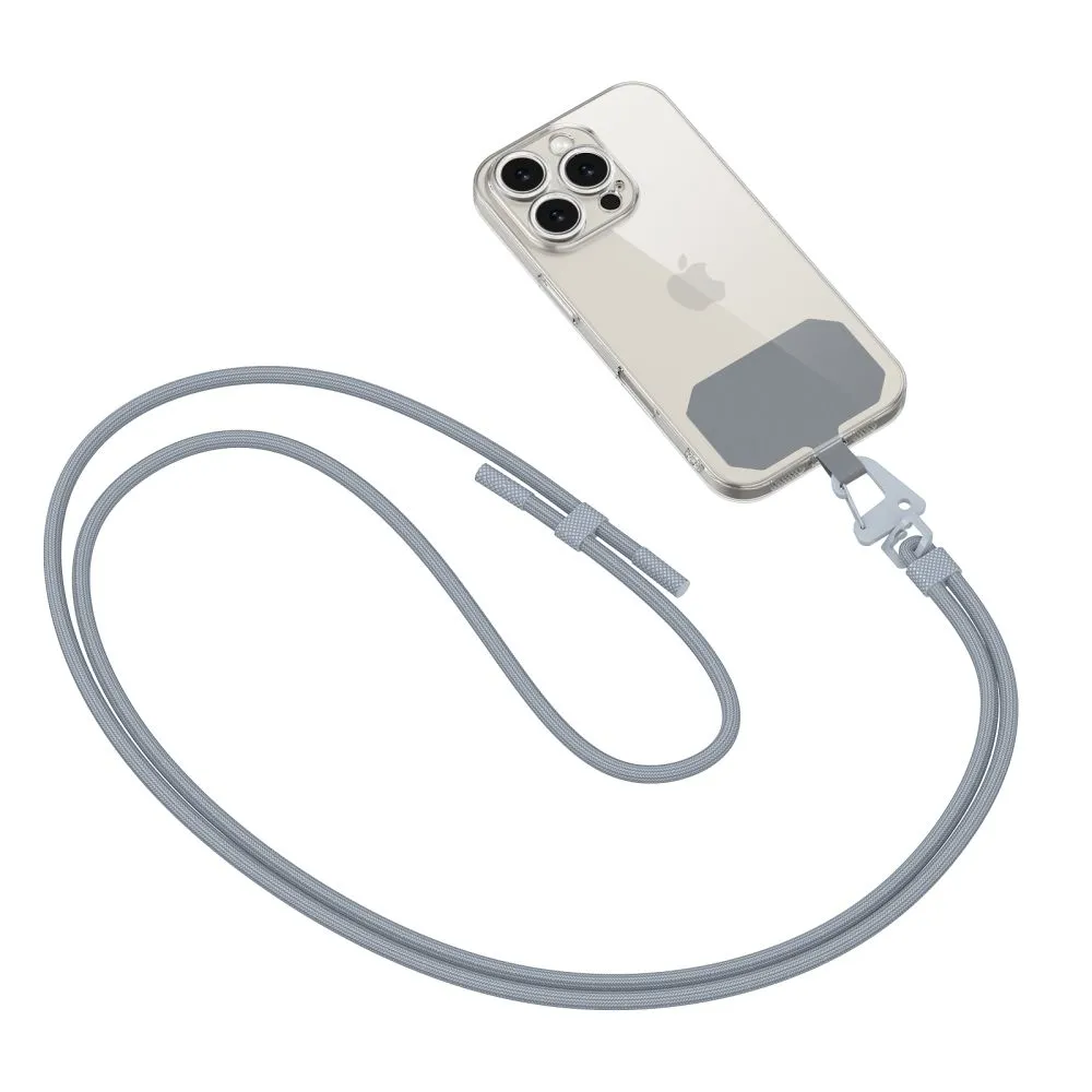 Dažādi TECH-PROTECT C5S ROPE CROSSBODY STRAP pelēks