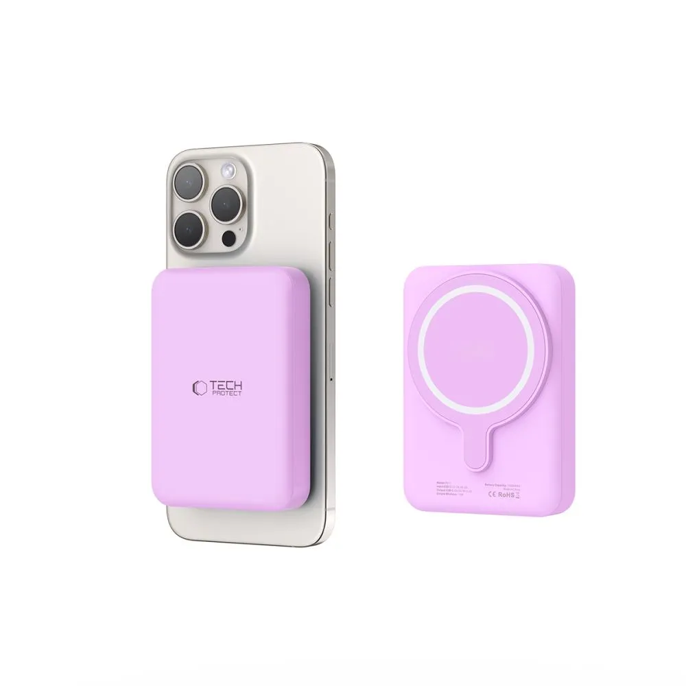 Accessories Other TECH-PROTECT PB11 LIFEMAG MAGSAFE POWER BANK 10000MAH Pink