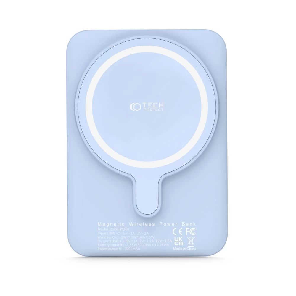 Dažādi TECH-PROTECT PB10 Lifemag Magsafe Power Bank 5000MAH zils