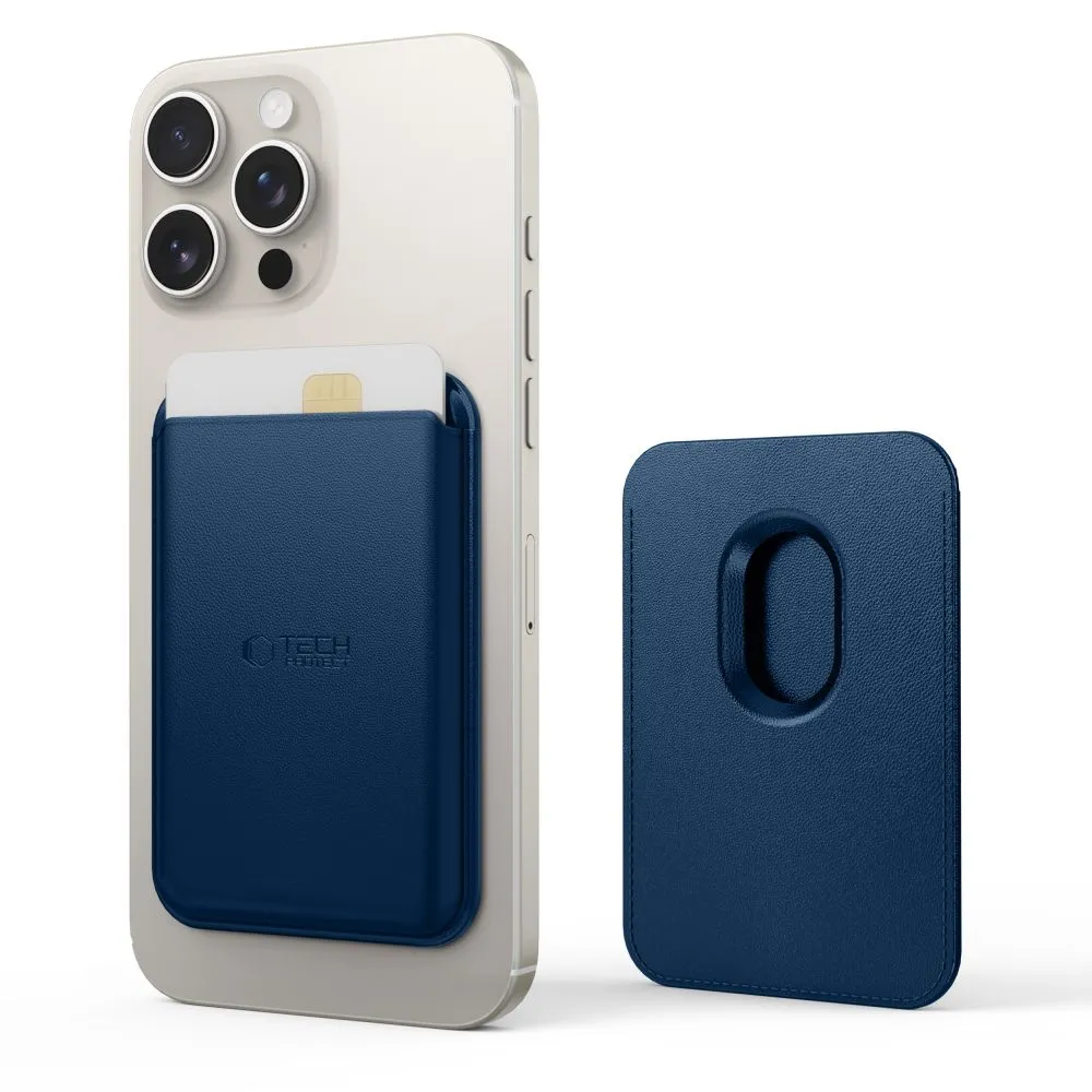 Aксессуары Other TECH-PROTECT MAGWALLET MAGSAFE UNIVERSAL MAGNETIC CARD HOLDER синий