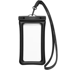 Dažādi telefona maciņš melns SPIGEN A621 UNIVERSAL WATERPROOF CASE & WAIST BAG