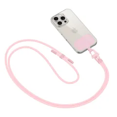 Tarvikud Other TECH-PROTECT C5S ROPE CROSSBODY STRAP  roosa
