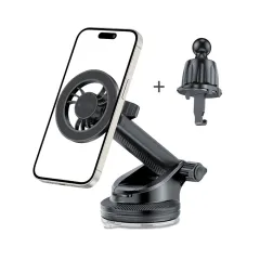 Aксессуары Other TECH-PROTECT N56 MAGNETIC MAGSAFE DASHBOARD & VENT CAR MOUNT  черный