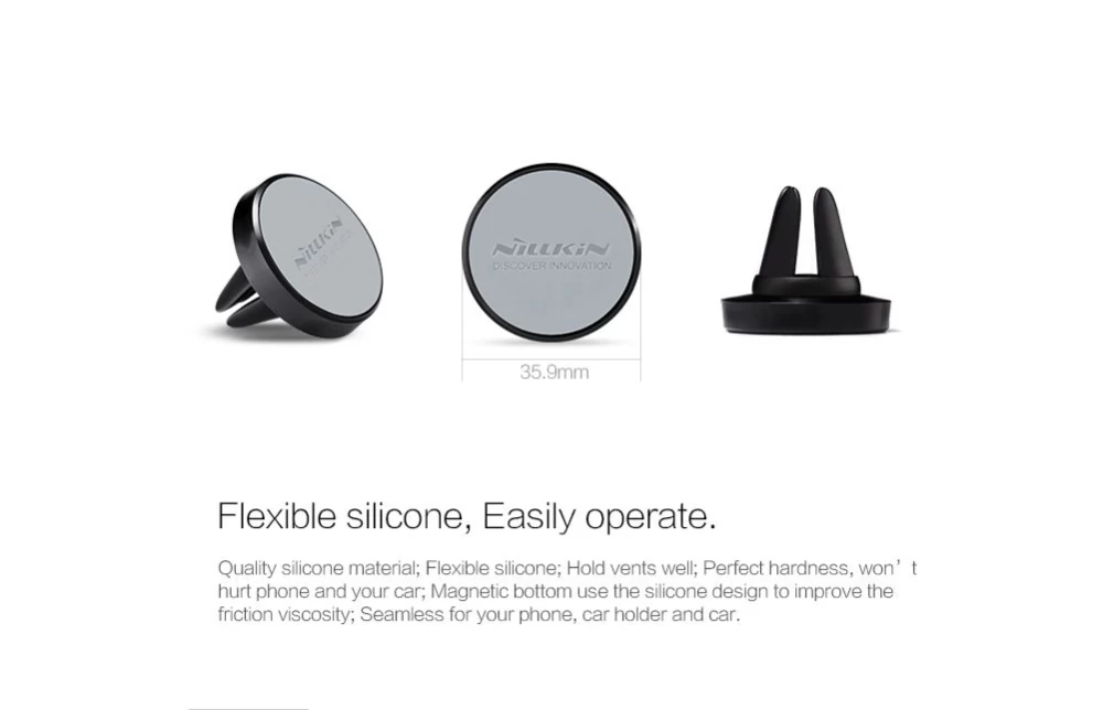 Apple iPhone 6S Plus vāciņš melns Nillkin Car Holder/Protection 