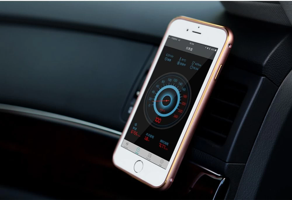 Apple iPhone 6S Plus vāciņš rozā zelta Nillkin Car Holder/Protection 