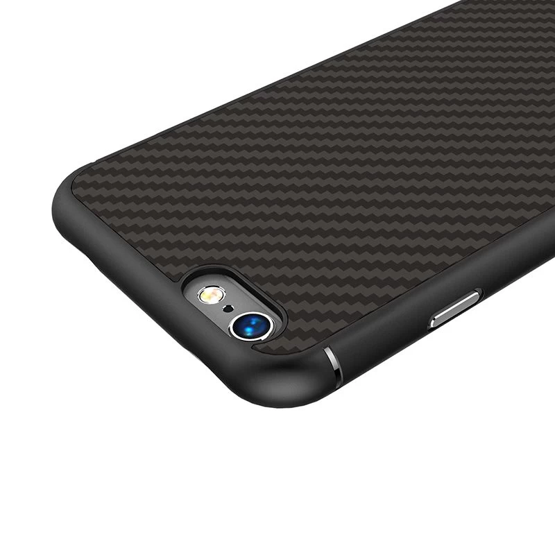 Apple iPhone 6S Plus vāciņš melns Nillkin Synthetic Fiber