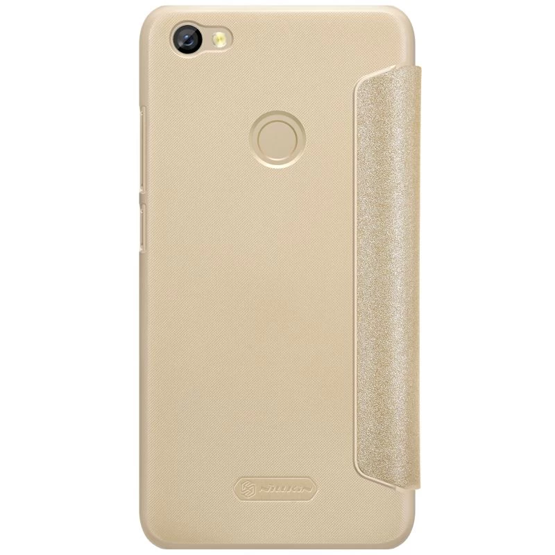 Xiaomi RedMi Note 5A Prime чехол золотой Sparkle Leather Redmi