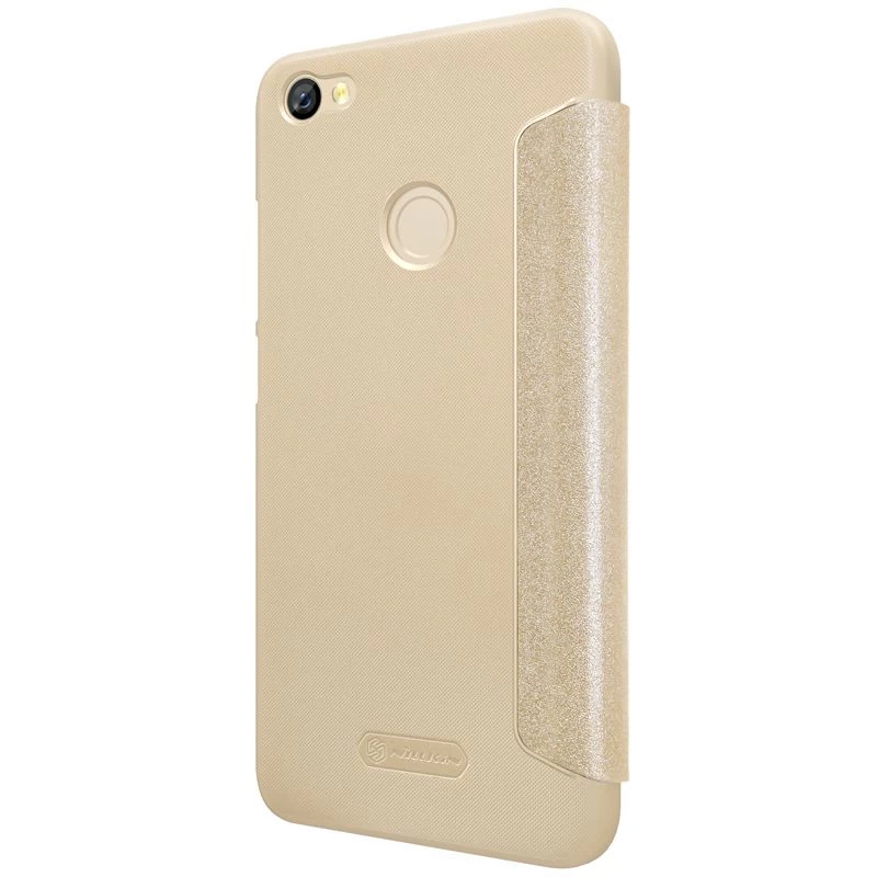 Xiaomi RedMi Note 5A Prime чехол золотой Sparkle Leather Redmi