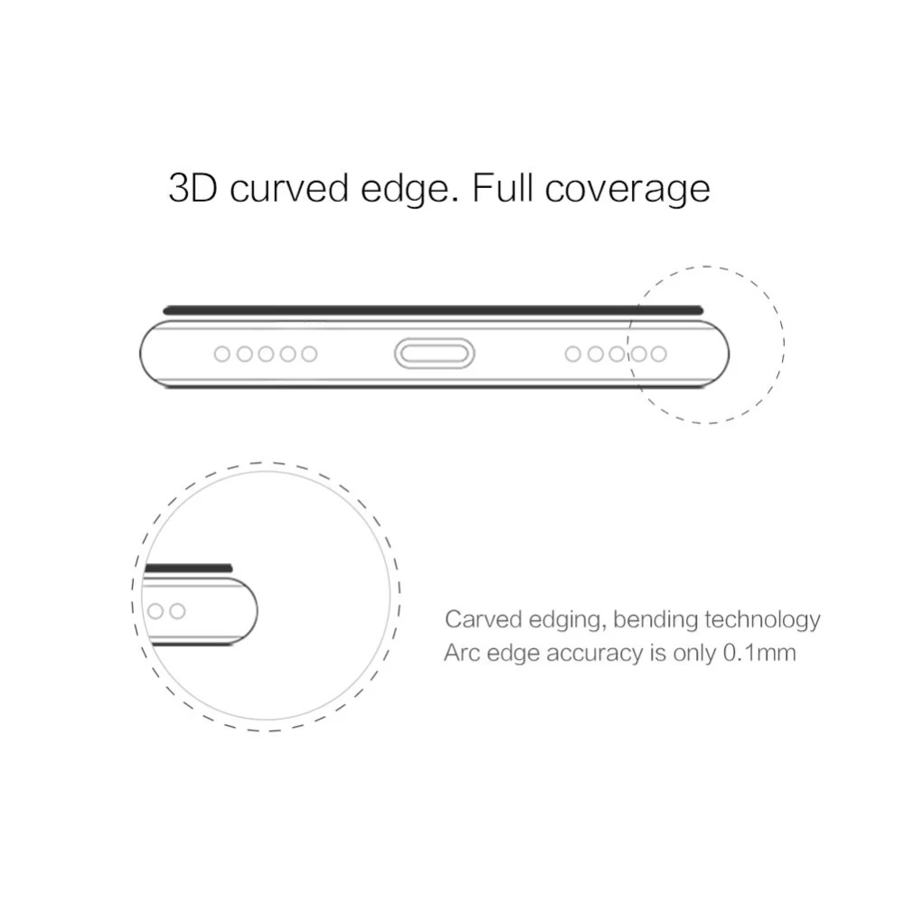 Xiaomi Mi 8 SE skärmskydd  CP+MAX Tempered Glass