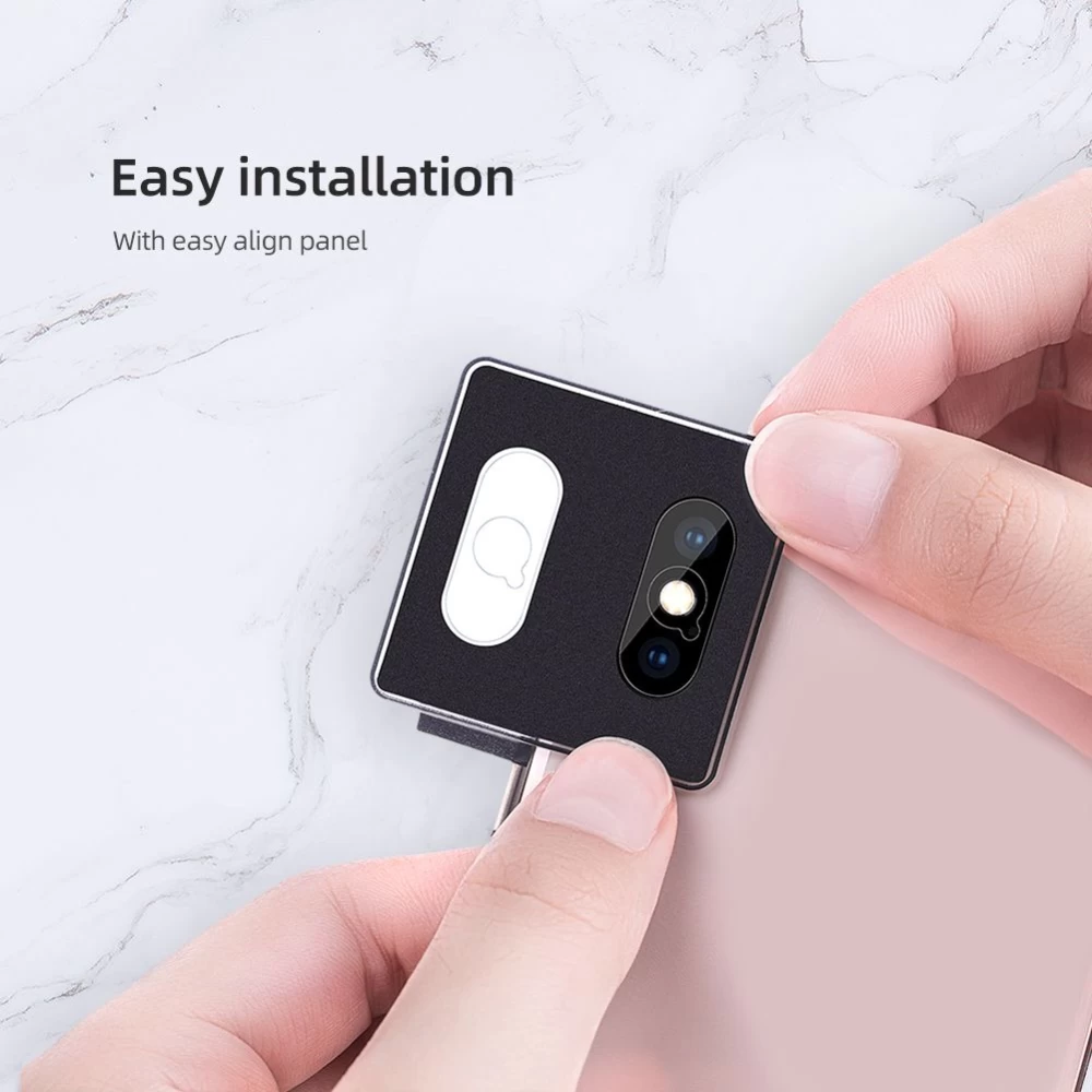 Apple iPhone XS Tempered glass  InvisiFilm AR camera protective film