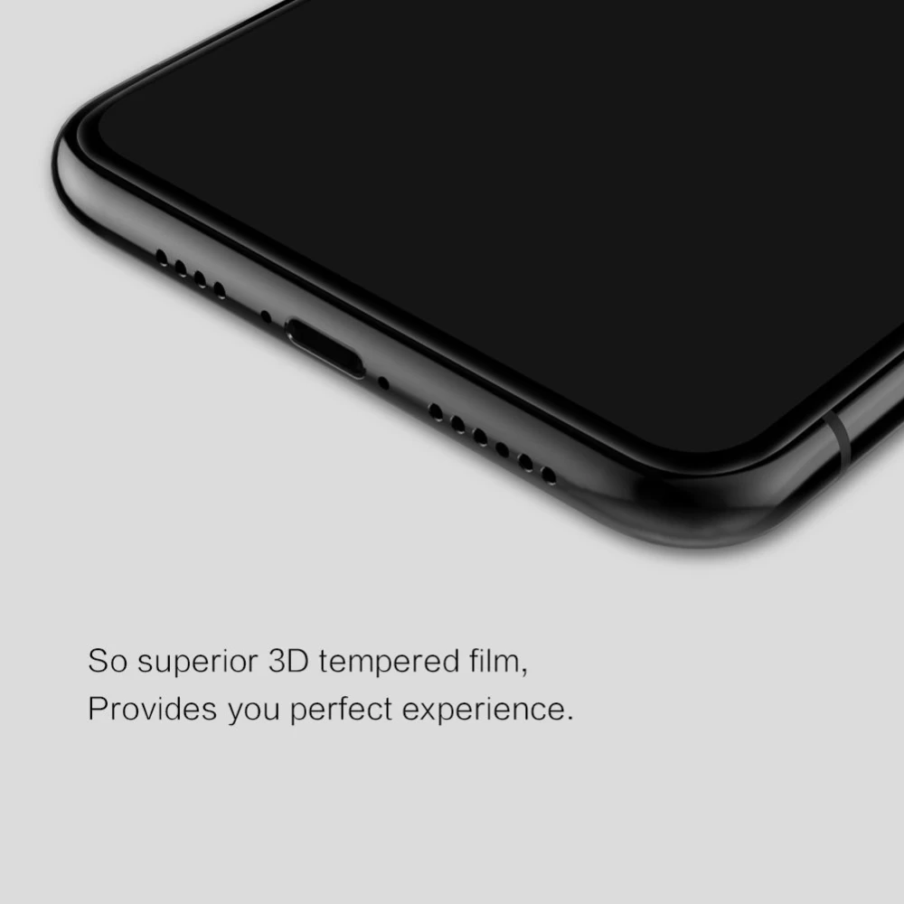 Apple iPhone XS aizsargstikls melns Nillkin 3D CP+MAX Tempered Glass