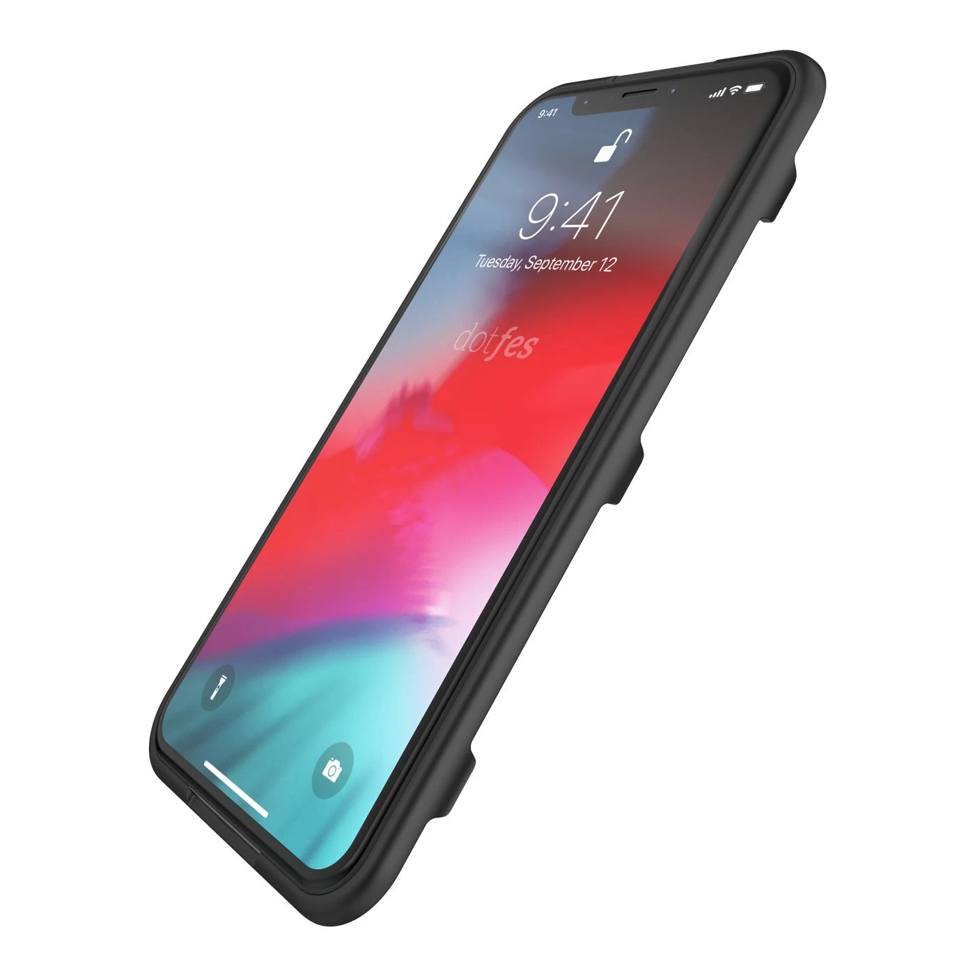 Apple iPhone XS aizsargstikls caurspīdīgs DOTFES E03 3D Full Coverage Tempered Glass