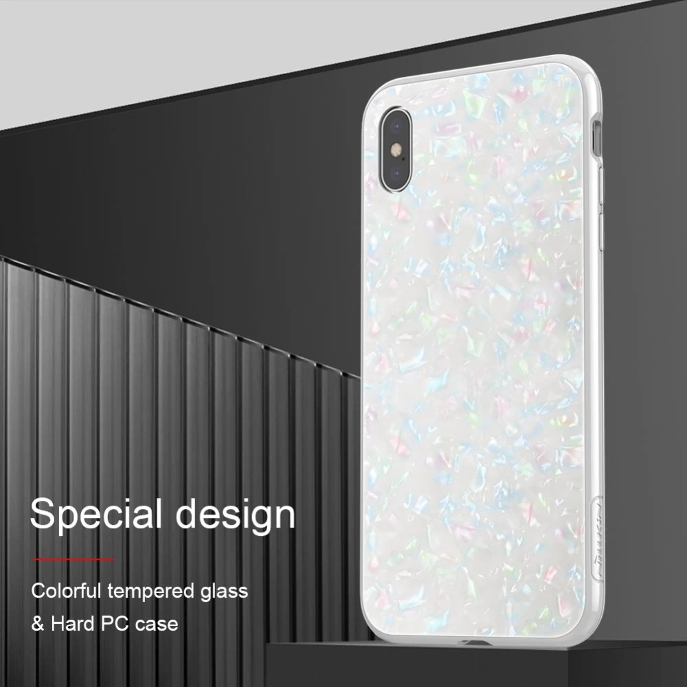 Apple iPhone XS Max чехол белый Nillkin Seashell 