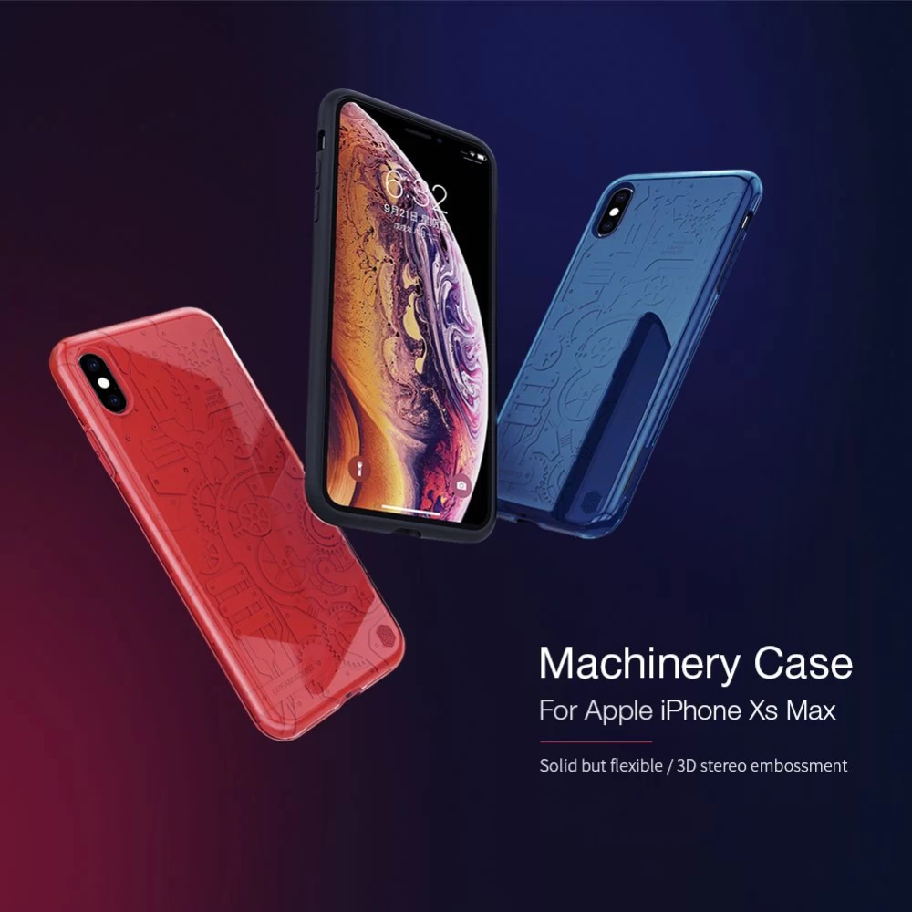 Apple iPhone XS Max case red Nillkin Machinery 