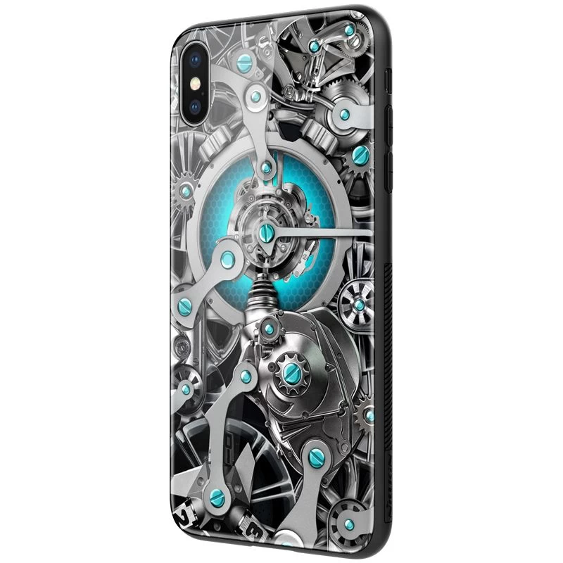Apple iPhone XS Max vāciņš melns Nillkin Spacetime