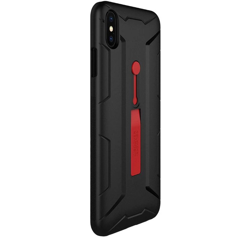 Apple iPhone XS Max case black Nillkin Grip with Finger Loop