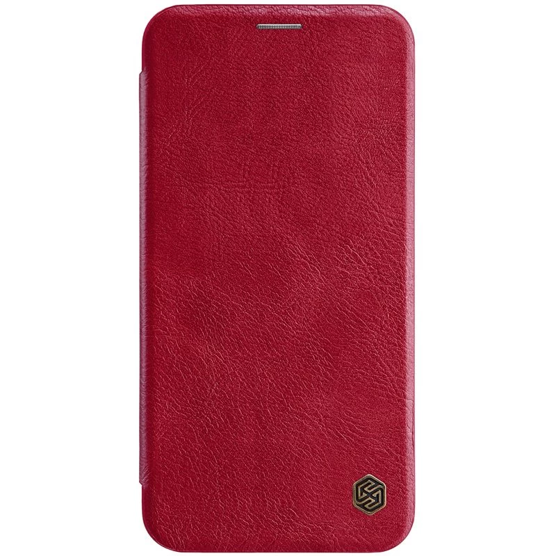 Apple iPhone XS Max dėklas raudonas Nillkin Qin Leather