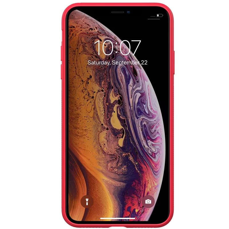 Apple iPhone XS Max case red Nillkin Textured