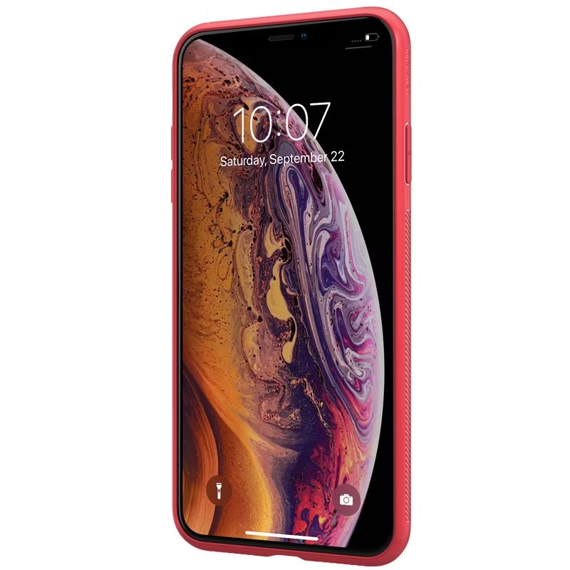 Apple iPhone XS Max case red Nillkin Textured