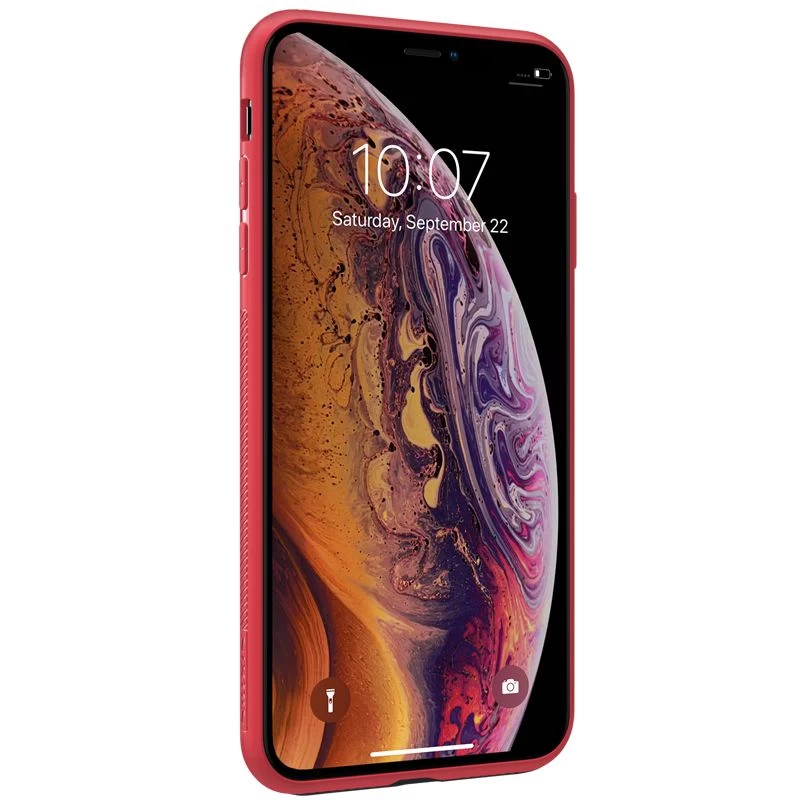 Apple iPhone XS Max case red Nillkin Textured