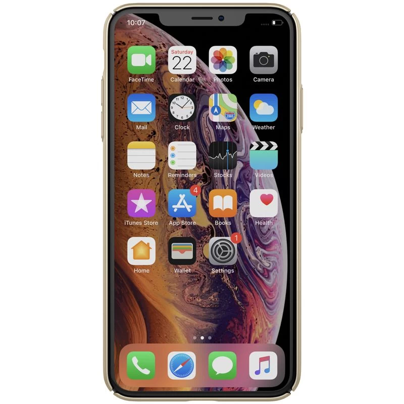 Apple iPhone XS Max case golden Nillkin Air