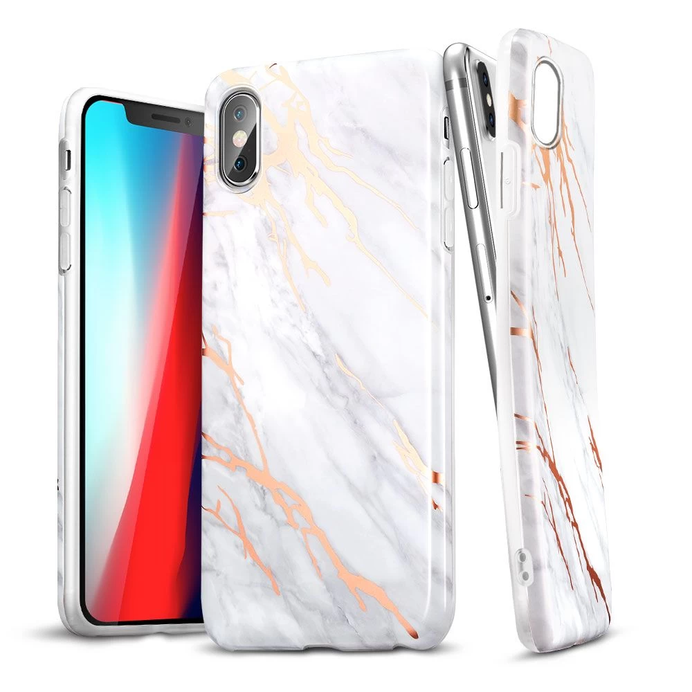 Apple iPhone XS Max vāciņš zeltīts ESR Marble