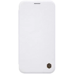 Apple iPhone XS Max case white Nillkin Qin Leather 