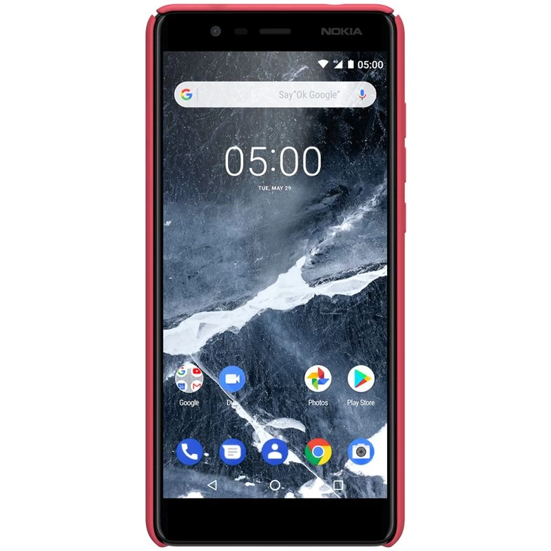 Nokia 5.1 vāciņš sarkans Super Frosted Shield