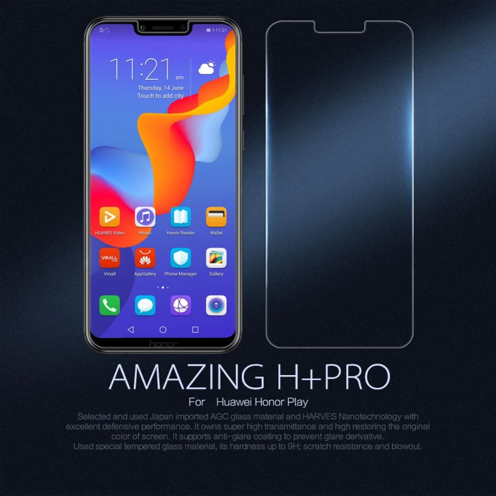 Honor Play kaitseklaas  H+PRO Tempered Glass Huawei