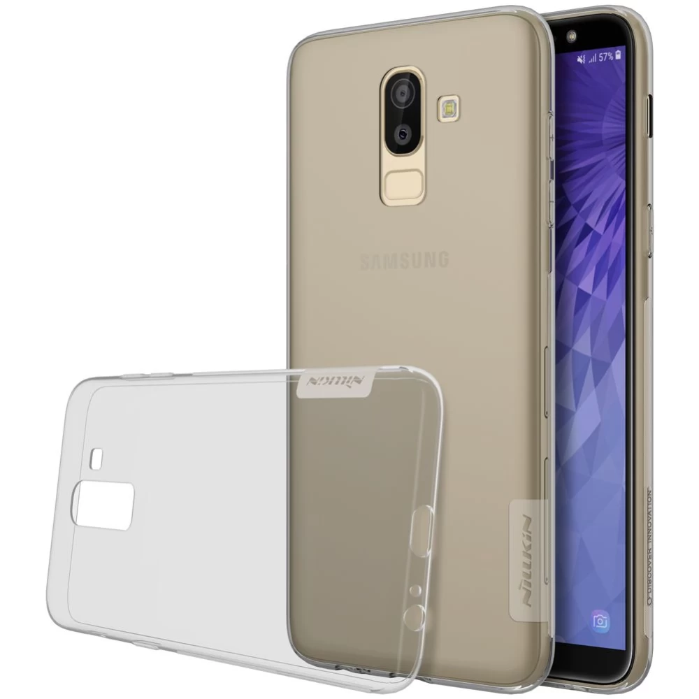 Samsung Galaxy J8 (2018) dėklas skaidrus Nillkin TPU 