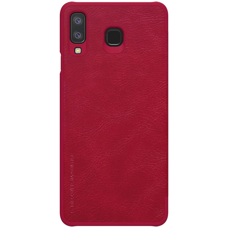Samsung Galaxy A8 Star maciņš sarkans Nillkin Qin Leather