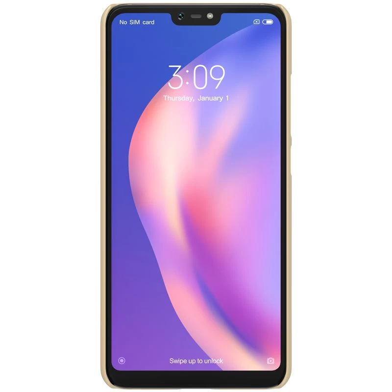 Xiaomi Mi 8 Lite vāciņš zeltīts Super Frosted Shield