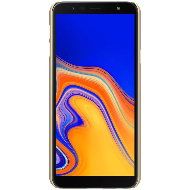 Samsung Galaxy J4 Plus case golden Nillkin Super Frosted Shield