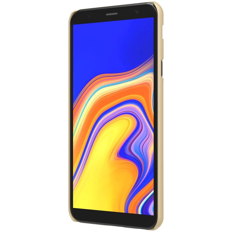 Samsung Galaxy J4 Plus case golden Nillkin Super Frosted Shield