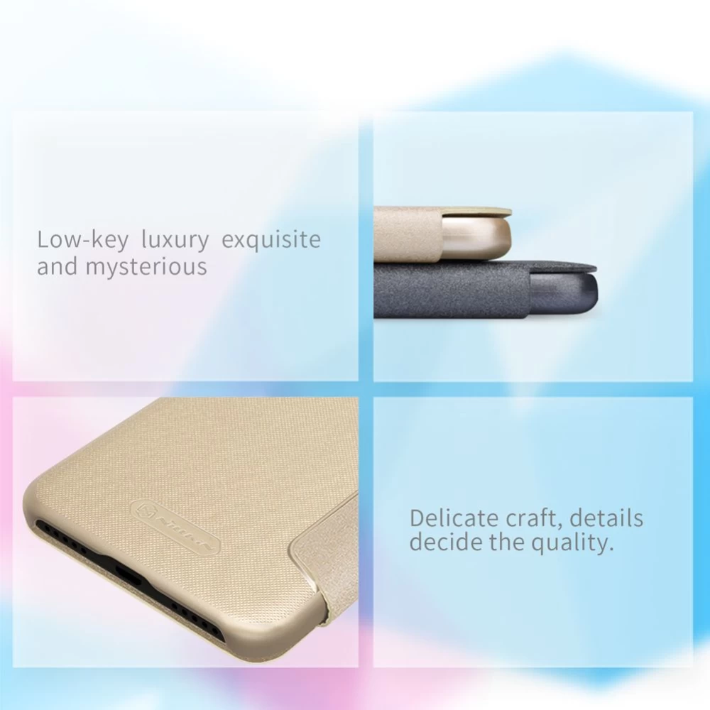 Xiaomi Mi Play suojakotelo kultainen Sparkle Leather 