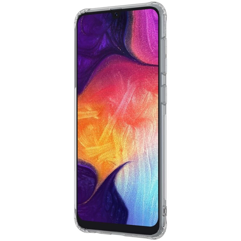 Samsung Galaxy A50 case transparent gray Nillkin TPU