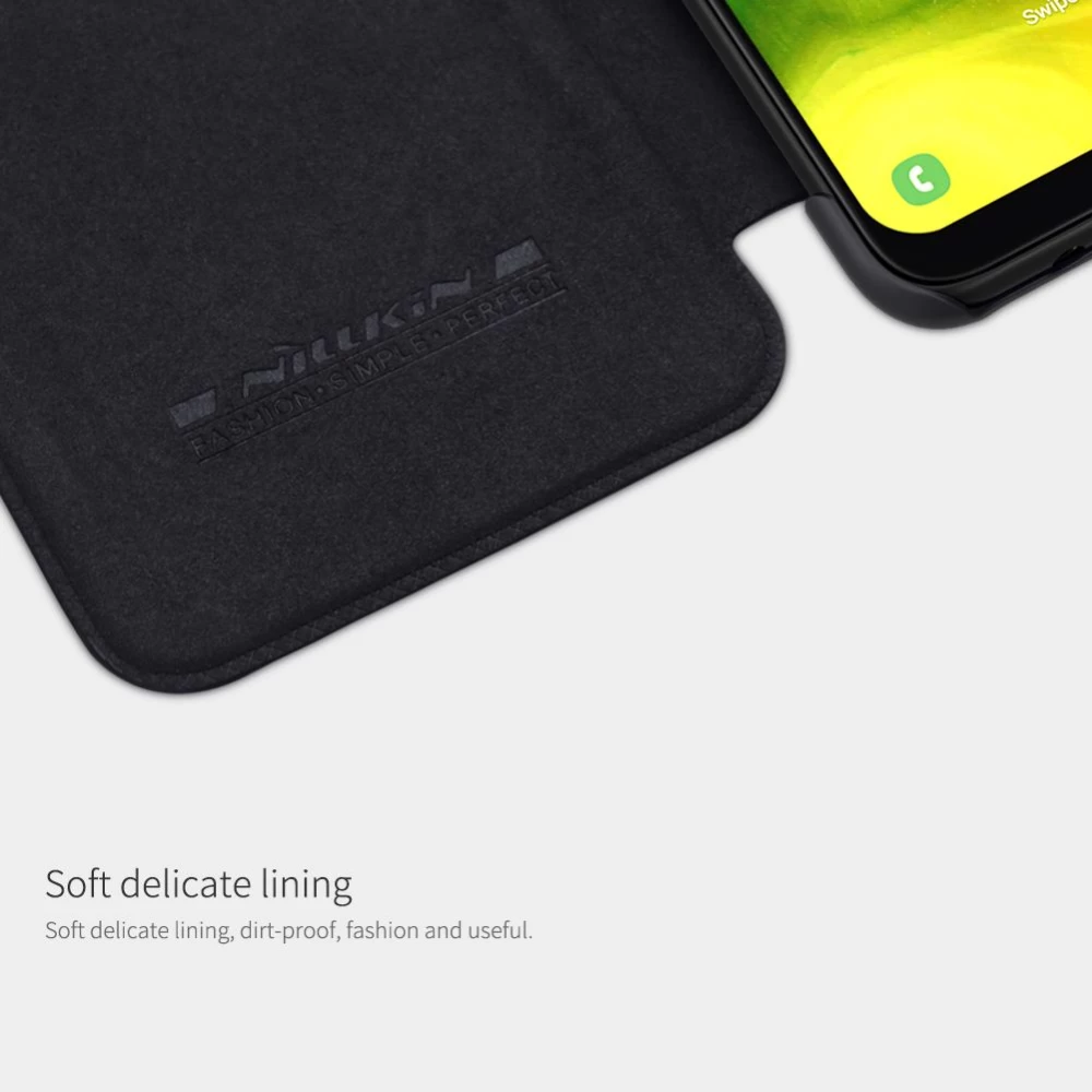 Samsung Galaxy A30 kaaned must Nillkin Qin Leather 