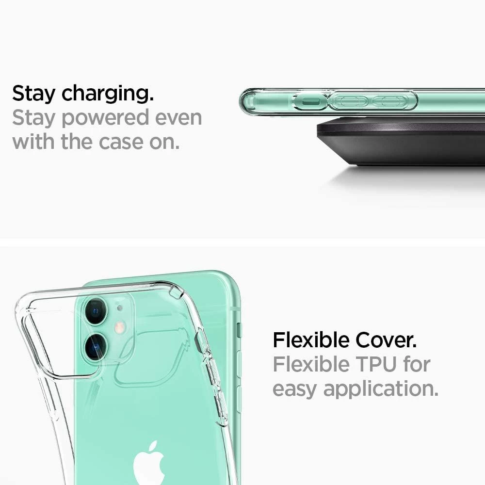 Apple iPhone 11 case transparent SPIGEN Liquid Crystal