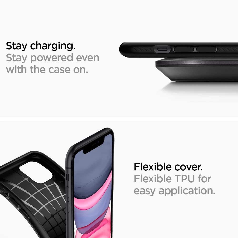 Apple iPhone 11 case black SPIGEN Liquid Air