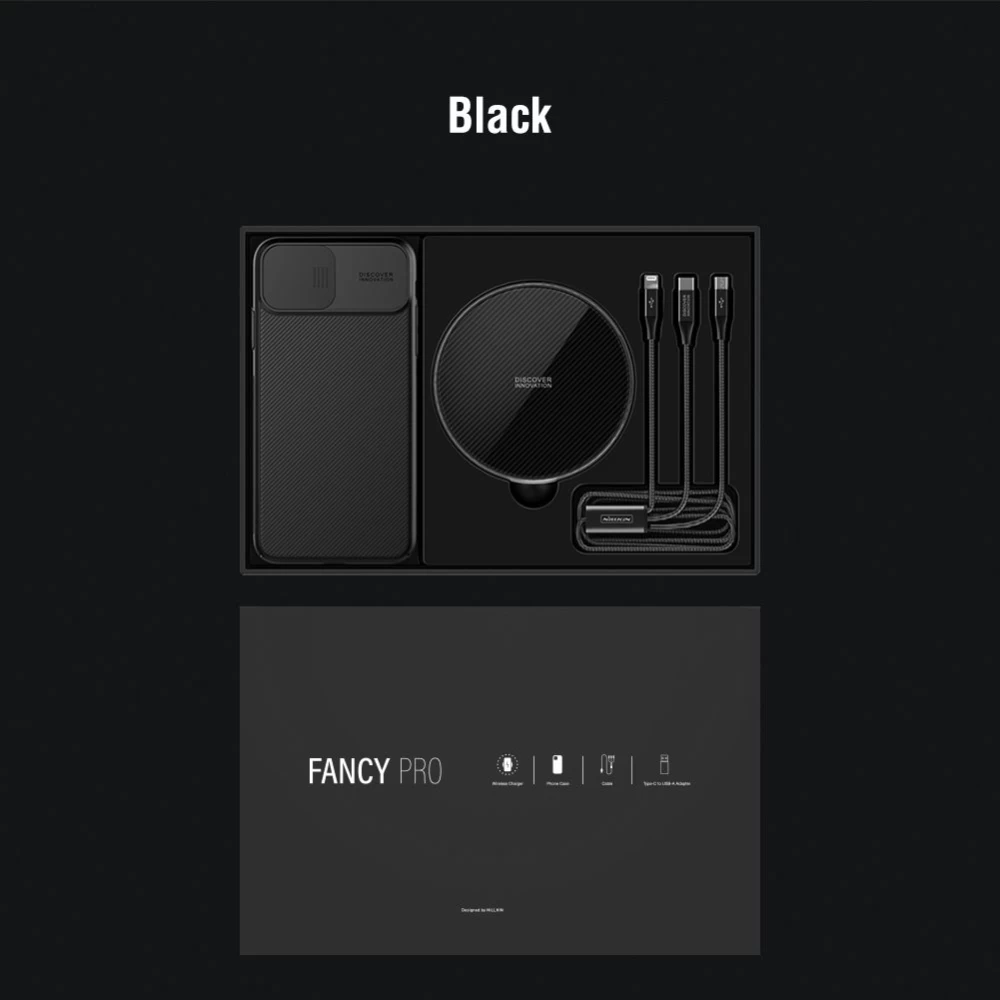 Apple iPhone 11 Pro skal svart Nillkin Fancy Gift Set