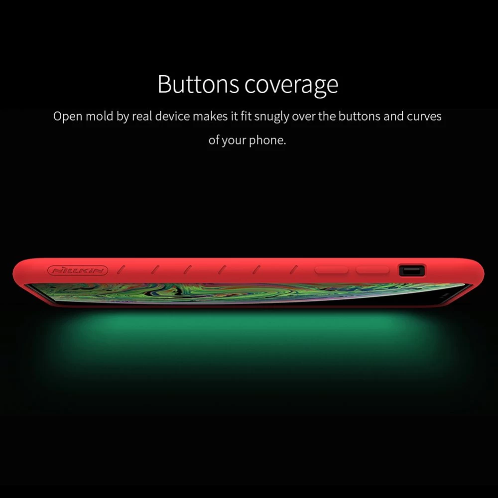 Apple iPhone 11 Pro vāciņš sarkans Nillkin Rubber Wrapped 