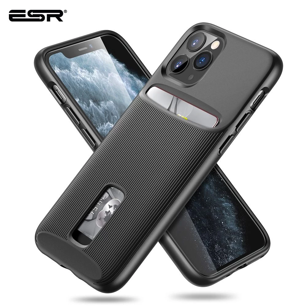 Apple iPhone 11 Pro suojakuori musta ESR Wallet Armor