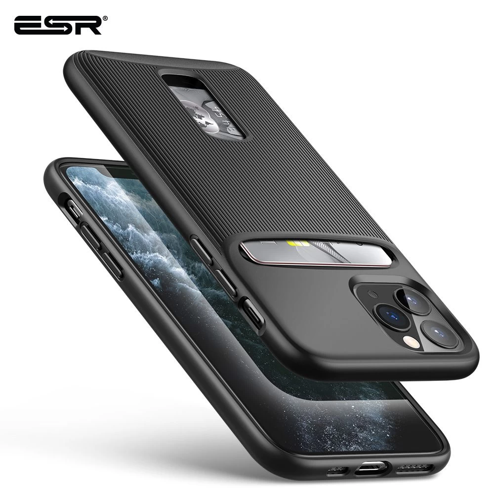 Apple iPhone 11 Pro suojakuori musta ESR Wallet Armor