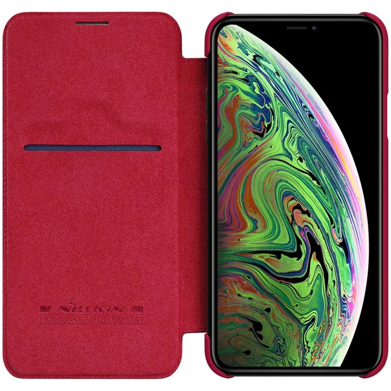 Apple iPhone 11 Pro maciņš sarkans Nillkin Qin Leather