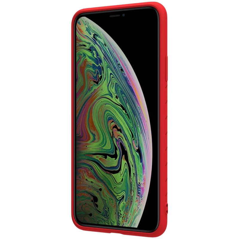 Apple iPhone 11 Pro case red Nillkin Rubber Wrapped