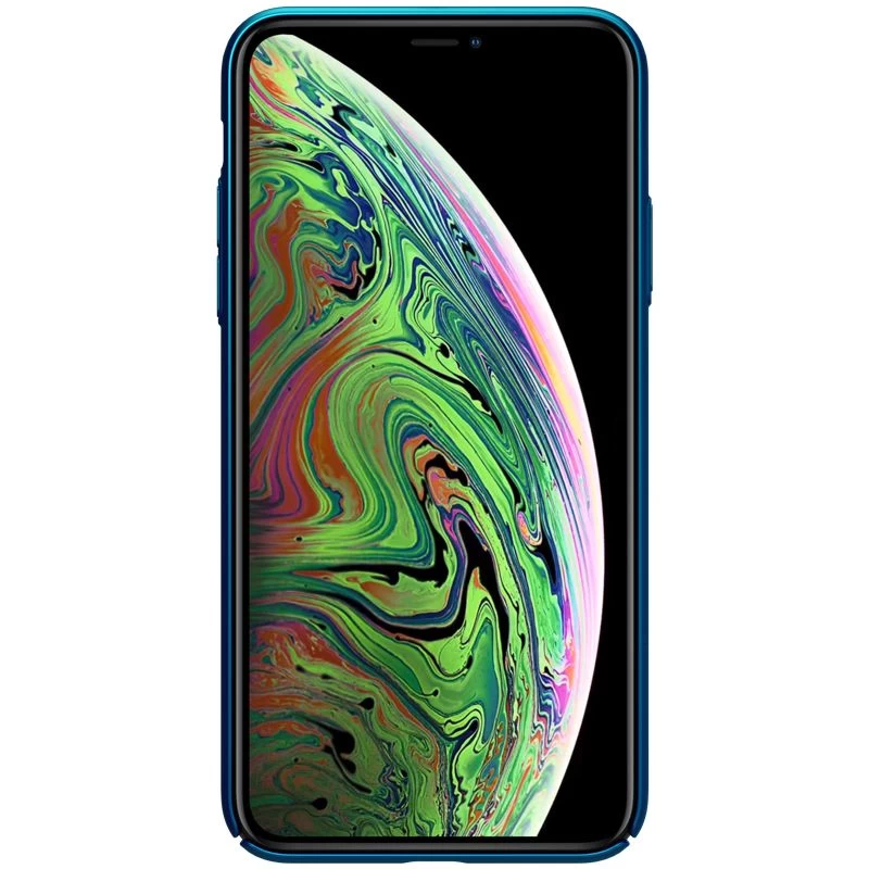 Apple iPhone 11 Pro Max vāciņš zils Nillkin Super Frosted Shield