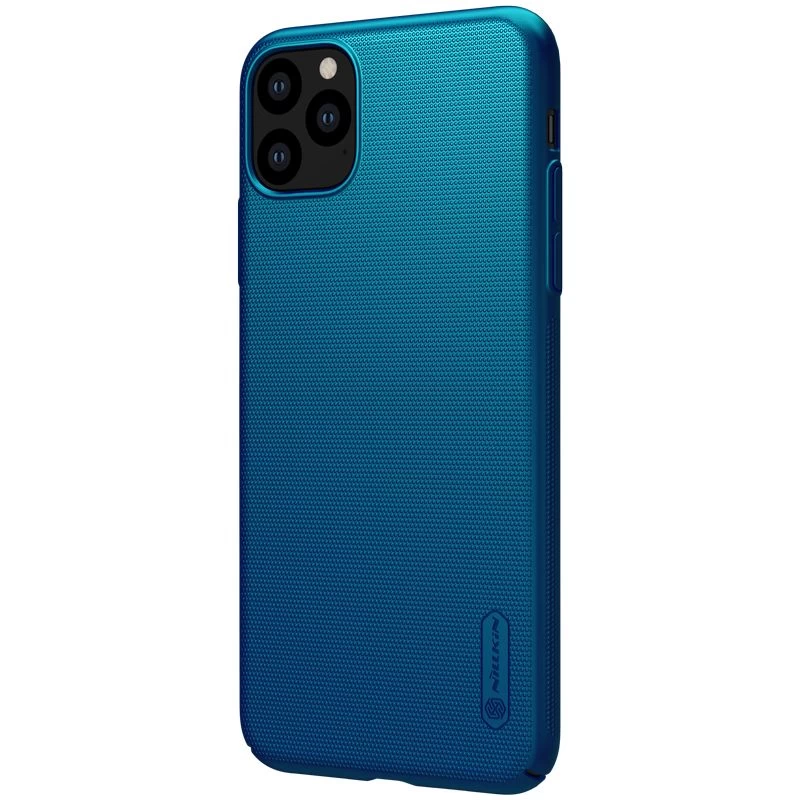 Apple iPhone 11 Pro Max vāciņš zils Nillkin Super Frosted Shield